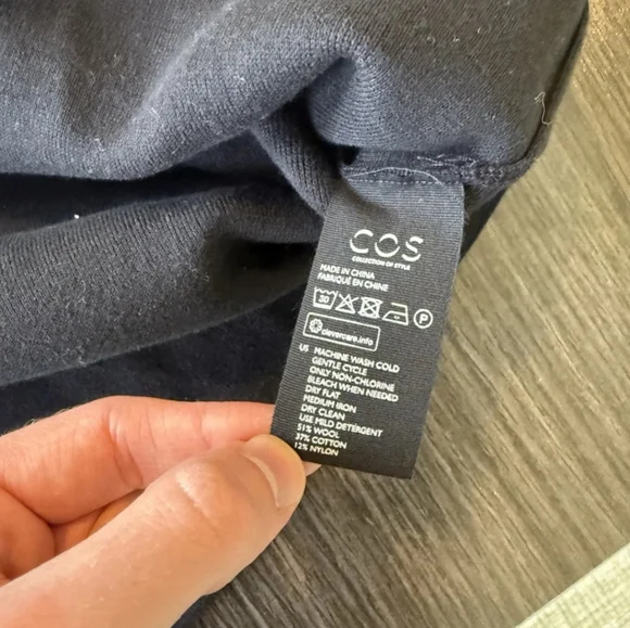 COS Navy Dress NWT - Picture 7 of 7